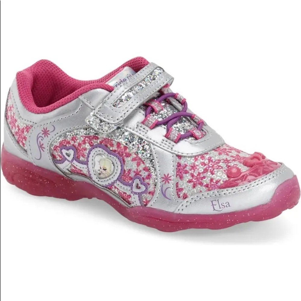 New in box stride rite frozen light up shoes - sz 6.5